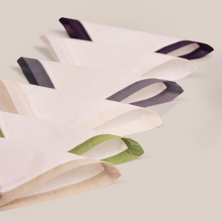 Green Organdi Cocktail Napkin | Table Linen