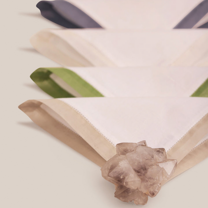 Green Organdi Cocktail Napkin | Table Linen