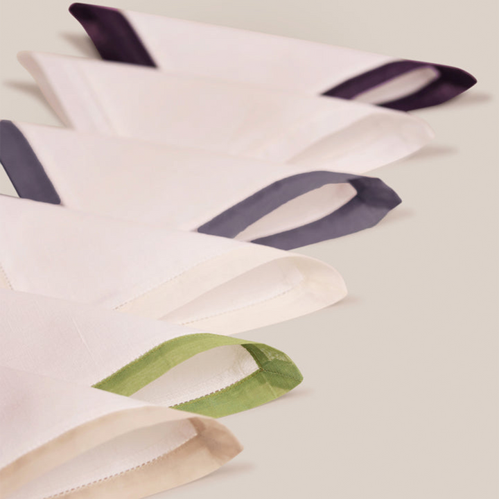 Green Organdi Cocktail Napkin | Table Linen