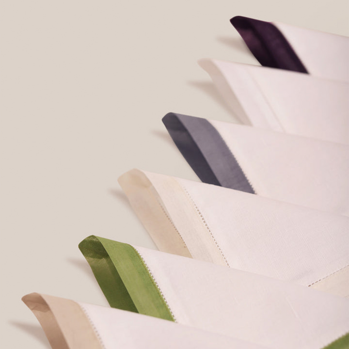 Green Organdi Cocktail Napkin | Table Linen