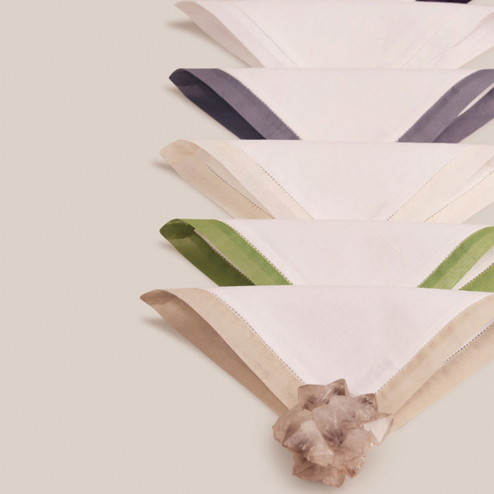 Purple Organdi Cocktail Napkin | Table Linen