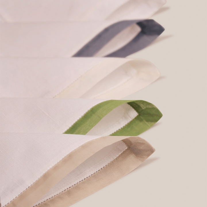 Green Organdi Cocktail Napkin | Table Linen