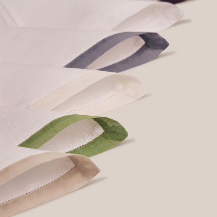 Green Organdi Cocktail Napkin | Table Linen
