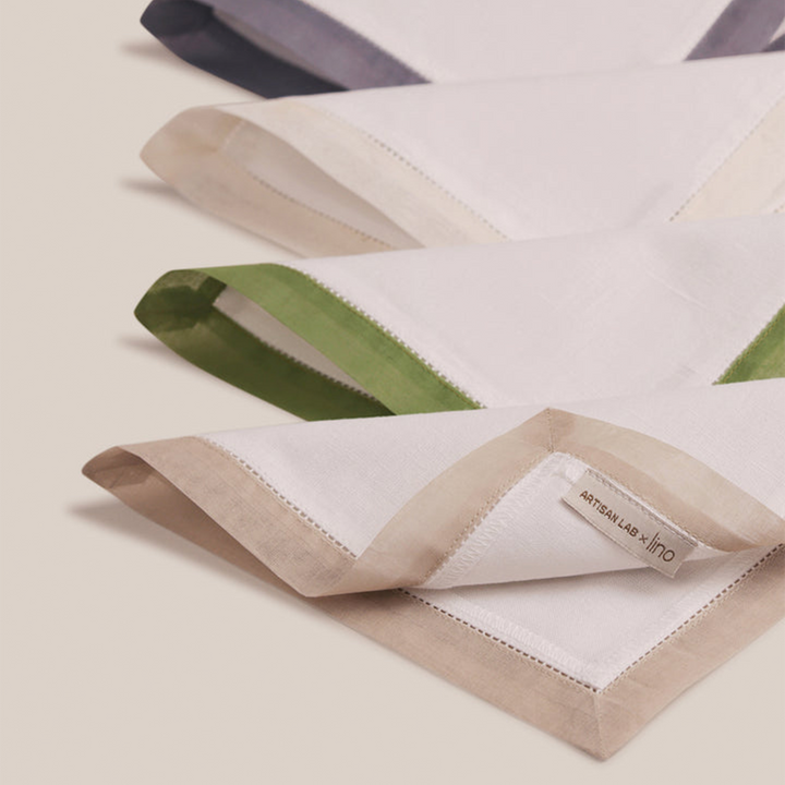 Purple Organdi Cocktail Napkin | Table Linen