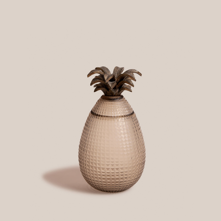 Pineapple Glass Jar | Decor Accents | 9.25*9.25*17.50 Inch