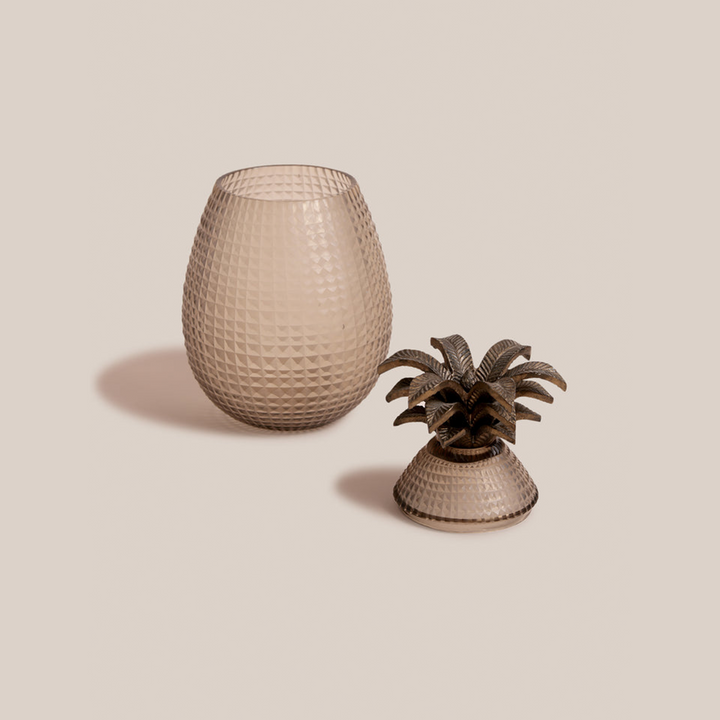 Pineapple Glass Jar | Decor Accents | 9.25*9.25*17.50 Inch