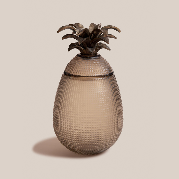 Pineapple Glass Jar | Decor Accents | 9.25*9.25*17.50 Inch