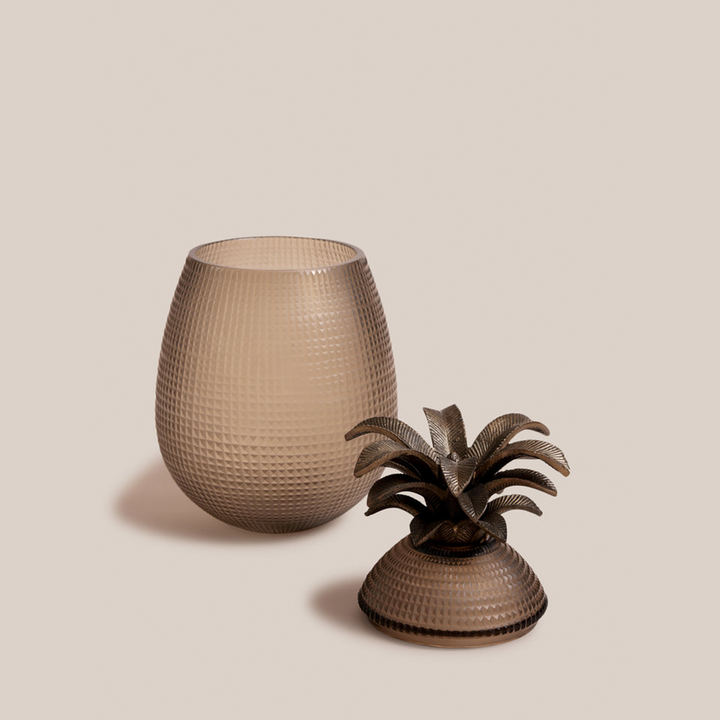 Pineapple Glass Jar | Decor Accents | 9.25*9.25*17.50 Inch