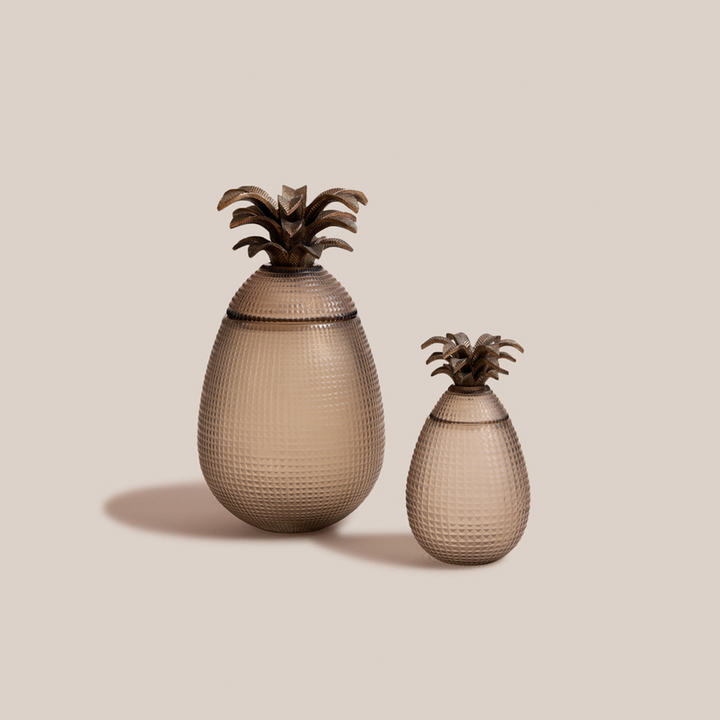 Pineapple Glass Jar | Decor Accents | 9.25*9.25*17.50 Inch