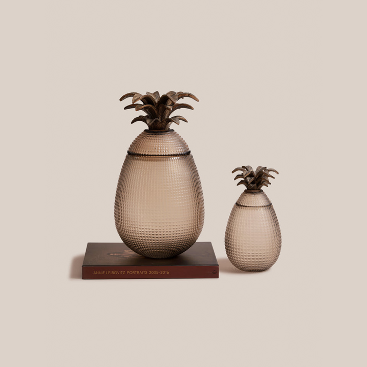Pineapple Glass Jar | Decor Accents | 9.25*9.25*17.50 Inch
