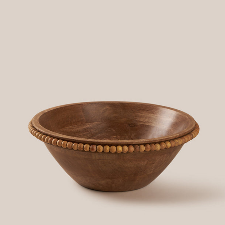 Perola Wooden Bowl - Black | 32*11.5 CM | Tableware