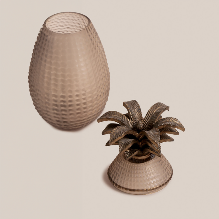 Pineapple Glass Jar | Decor Accents | 9.25*9.25*17.50 Inch