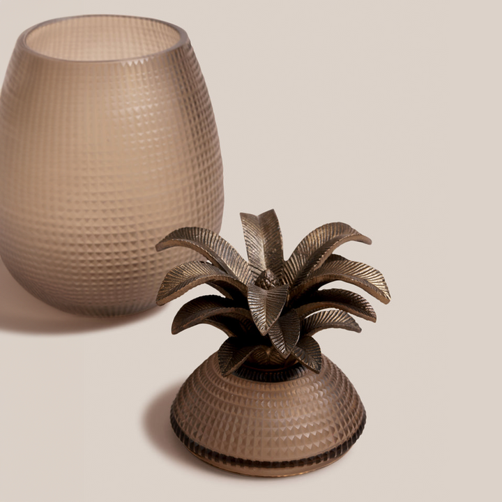 Pineapple Glass Jar | Decor Accents | 9.25*9.25*17.50 Inch