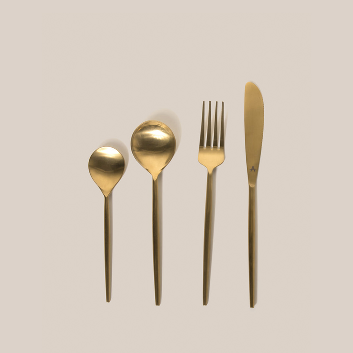 Gold Grazia Flatware | Tableware