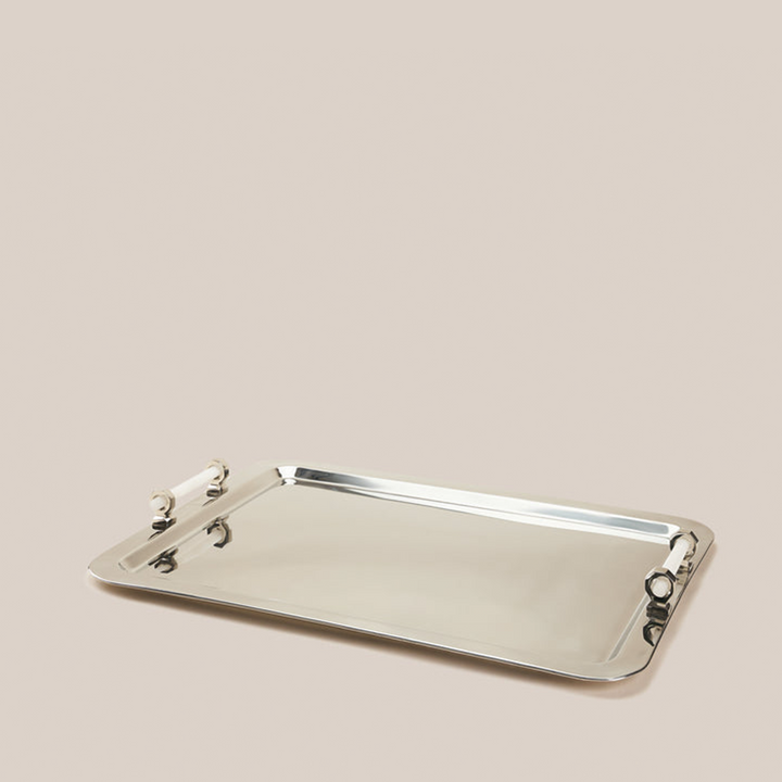 White Quartz Decor Tray | Tableware | 46*33*5 CM