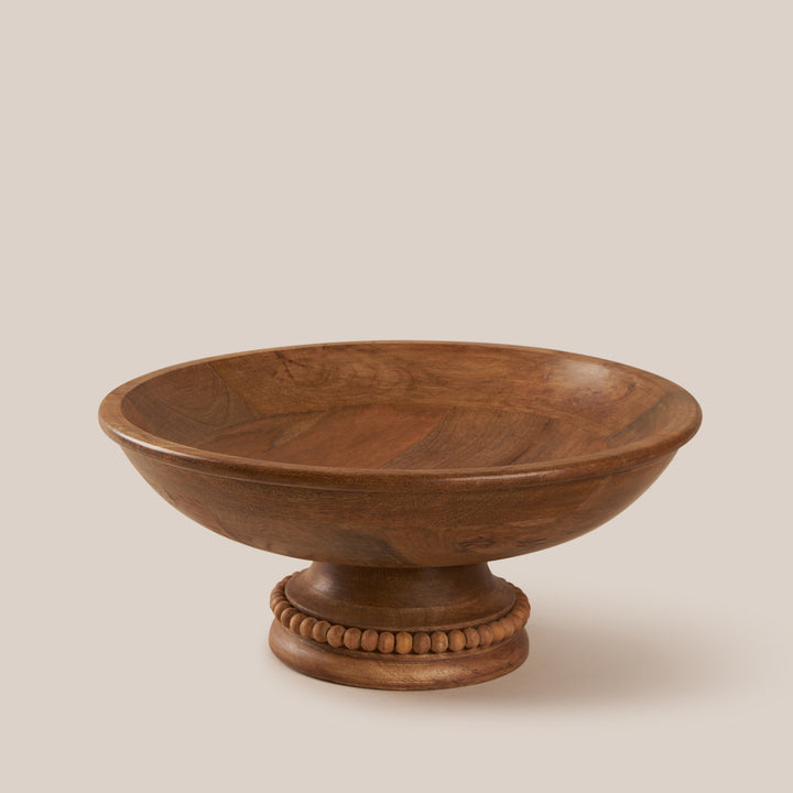Perola Pedestal Bowl- Natural | Tableware