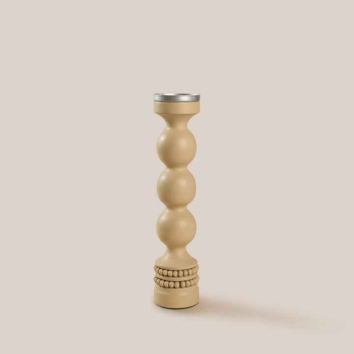Perola Candle Stand - Black | 27*9.5 cm