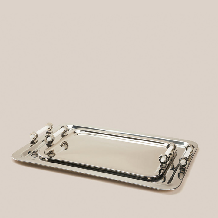 White Quartz Decor Tray | Tableware | 46*33*5 CM