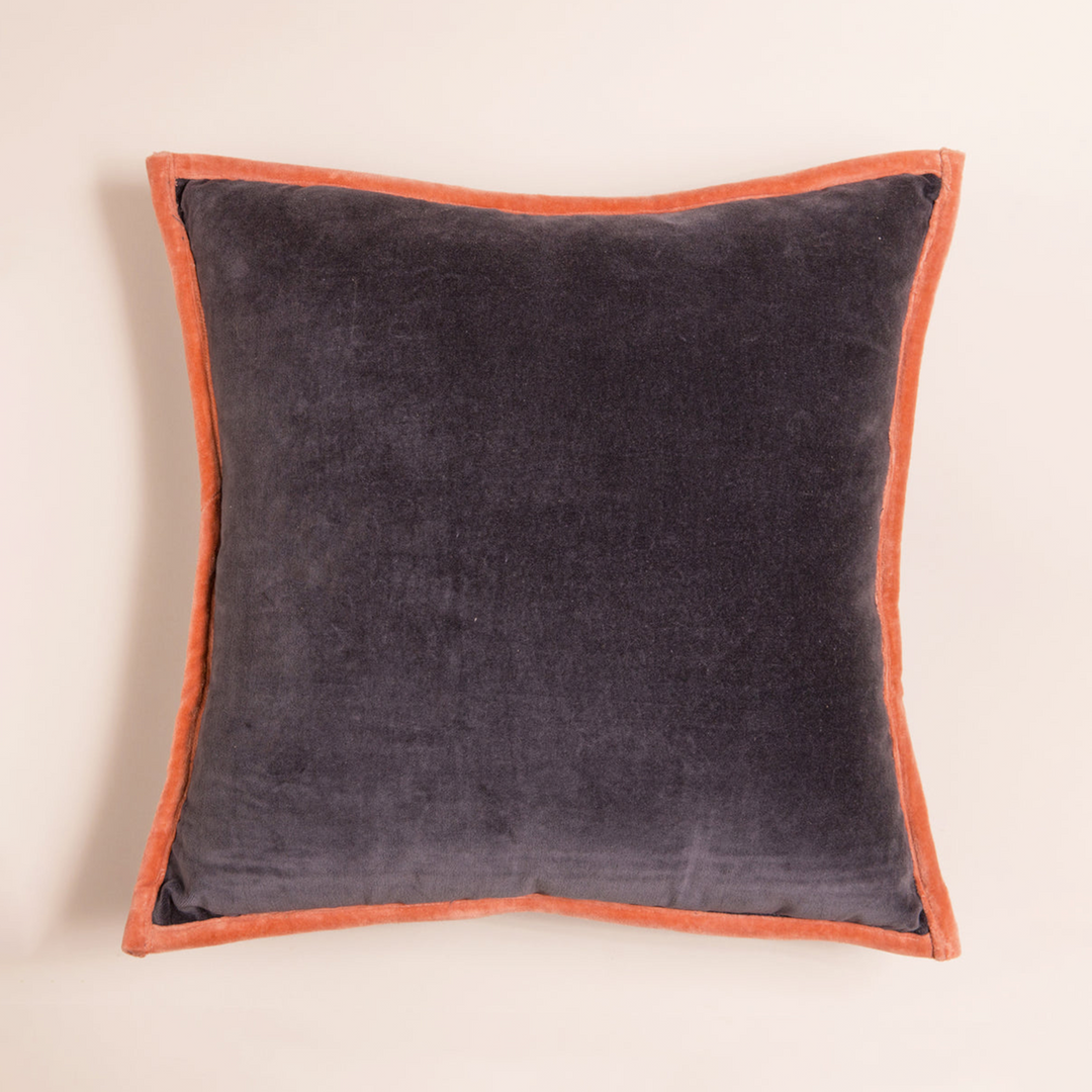 Flangia Cushion Cover - Blue/Peash | Decor Accents