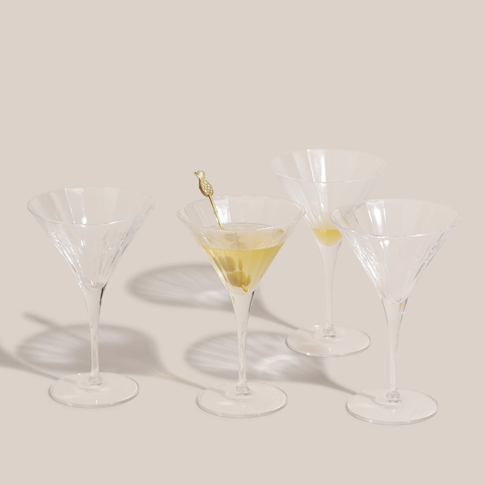 Stria Martini Glass | Glassware