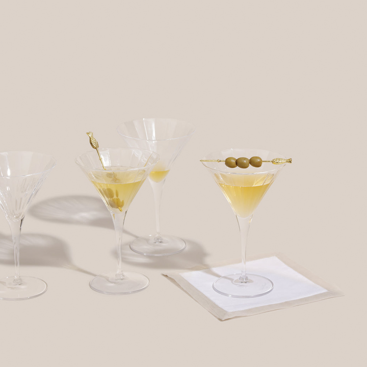 Stria Martini Glass | Glassware