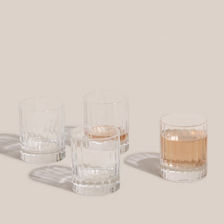 Stria Double Old Fashioned Glass - 33CL | Glassware