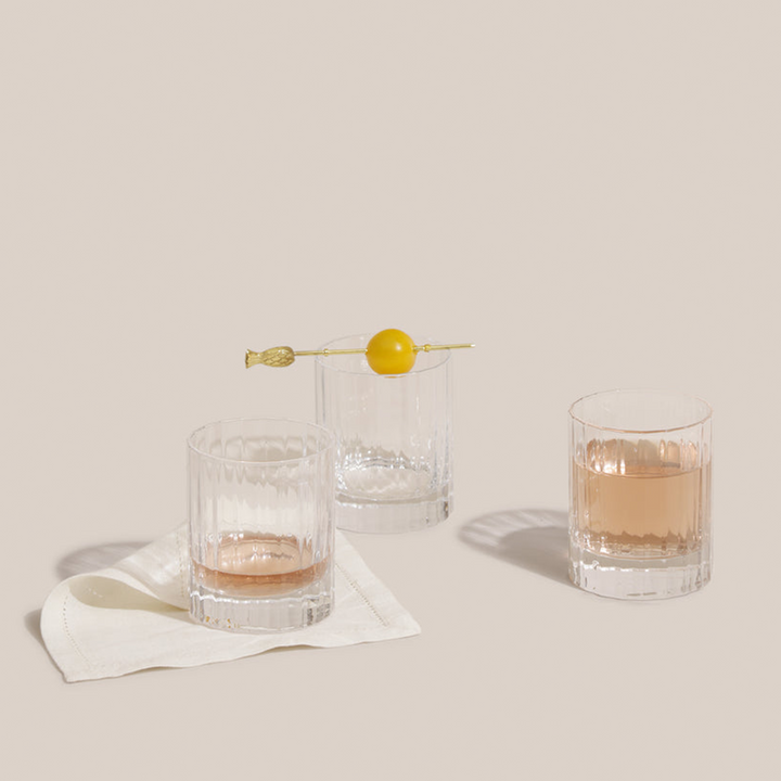 Stria Double Old Fashioned Glass - 33CL | Glassware