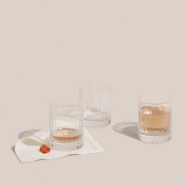 Stria Double Old Fashioned Glass - 33CL | Glassware