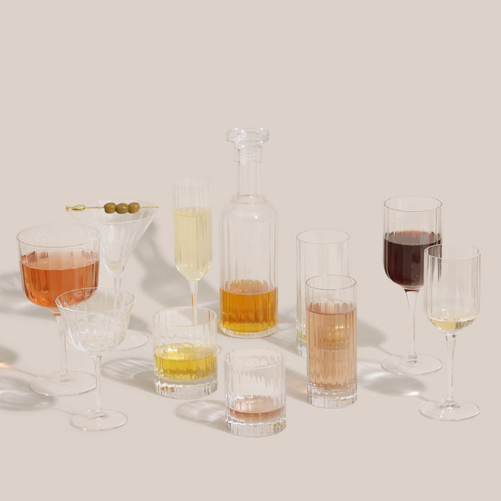 Stria Red Wine Glass - Rouge | Glassware