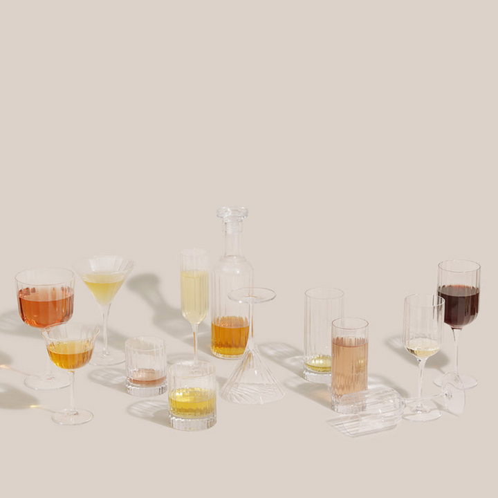 Stria Martini Glass | Glassware