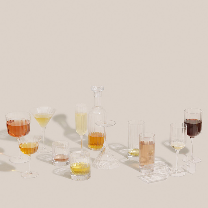 Stria Red Wine Glass - Rouge | Glassware