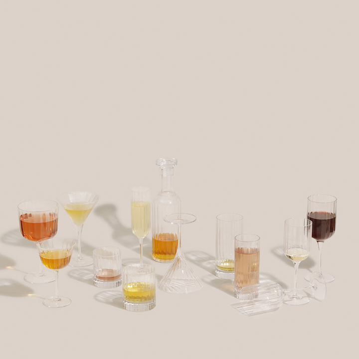 Stria Double Old Fashioned Glass - 33CL | Glassware