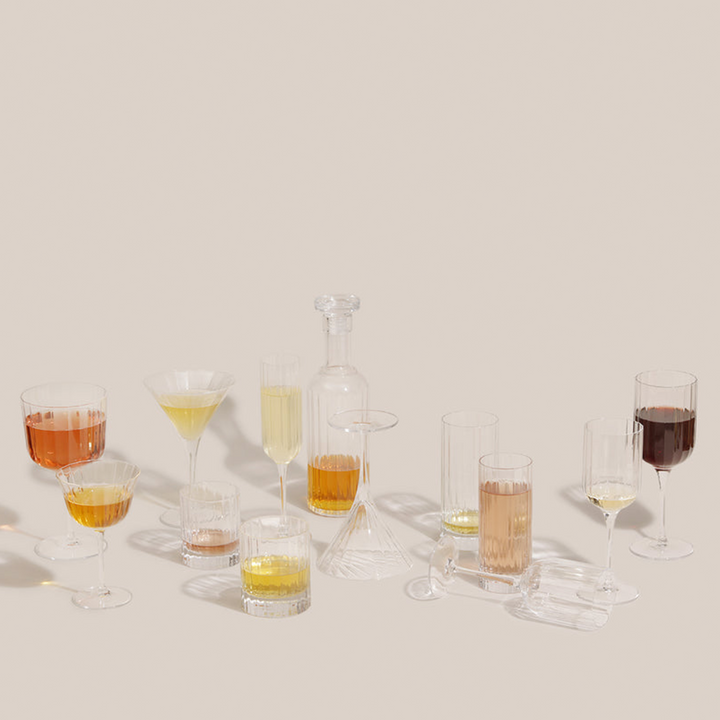 Stria Martini Glass | Glassware