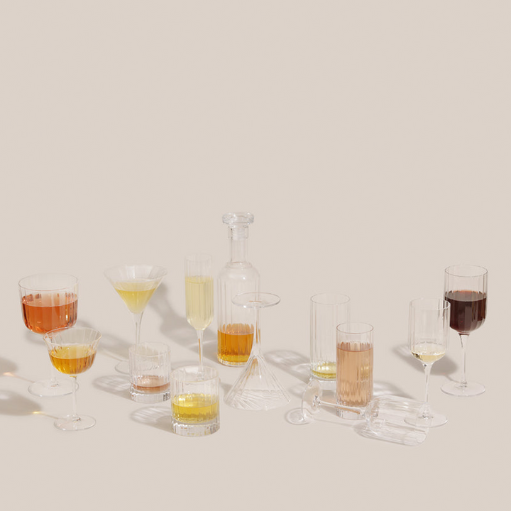 Stria Red Wine Glass - Rouge | Glassware