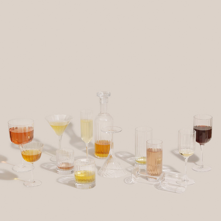 Stria Gin Tumblers Glass | Glassware