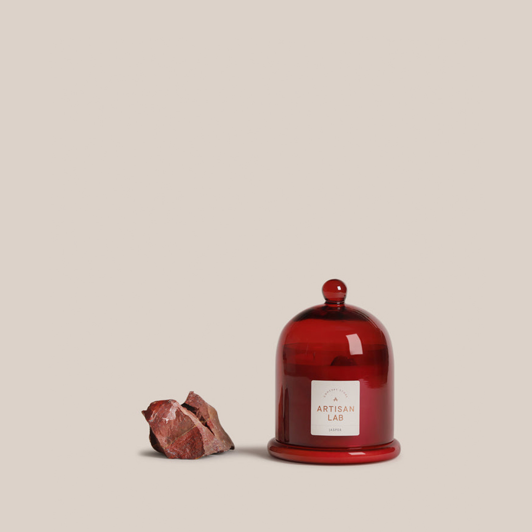 Jasper Candle | Fragrance Crystal Candle | 11 x 16 CM