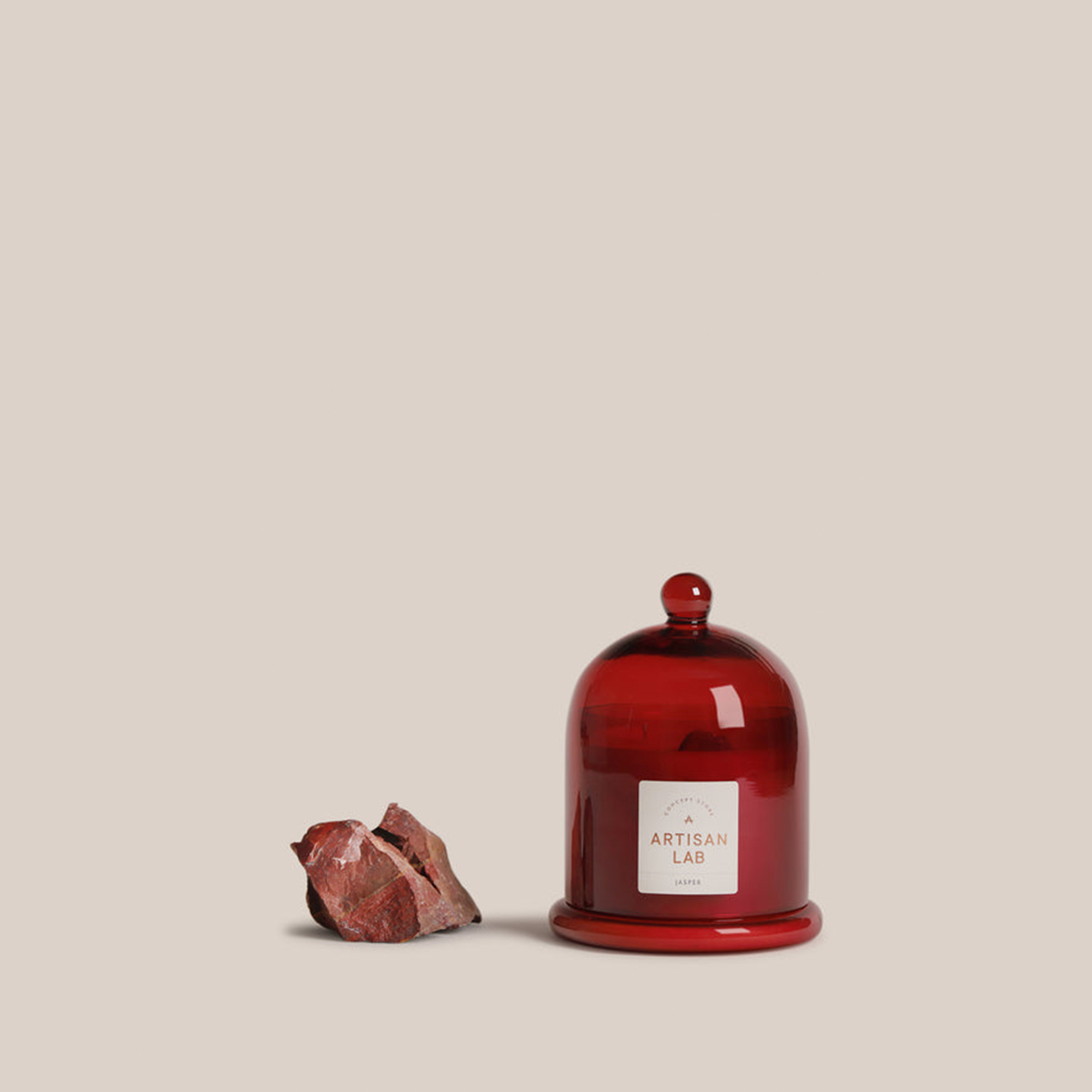 Jasper Candle | Fragrance Crystal Candle | 9 x 11 cm
