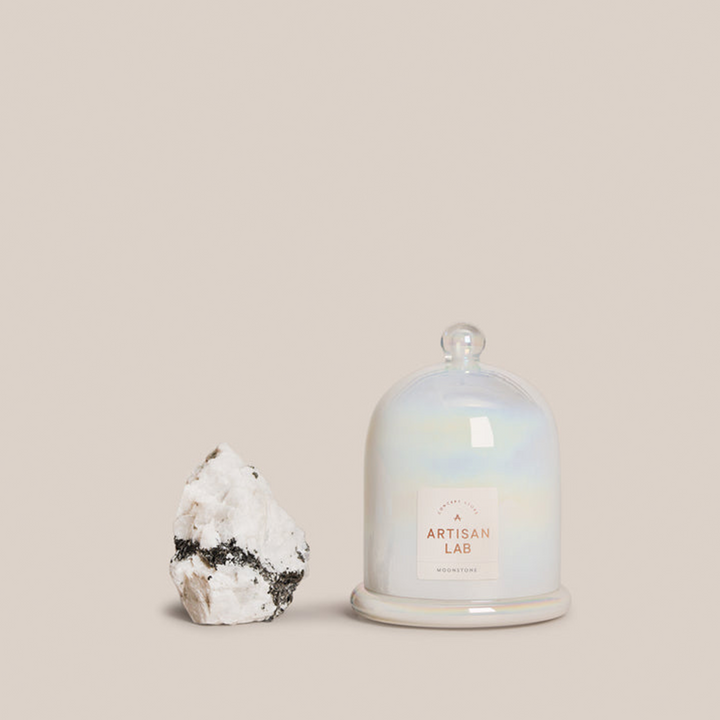 Moonstone Candle | Fragrance Crystal Candles | 11 x 16 cm
