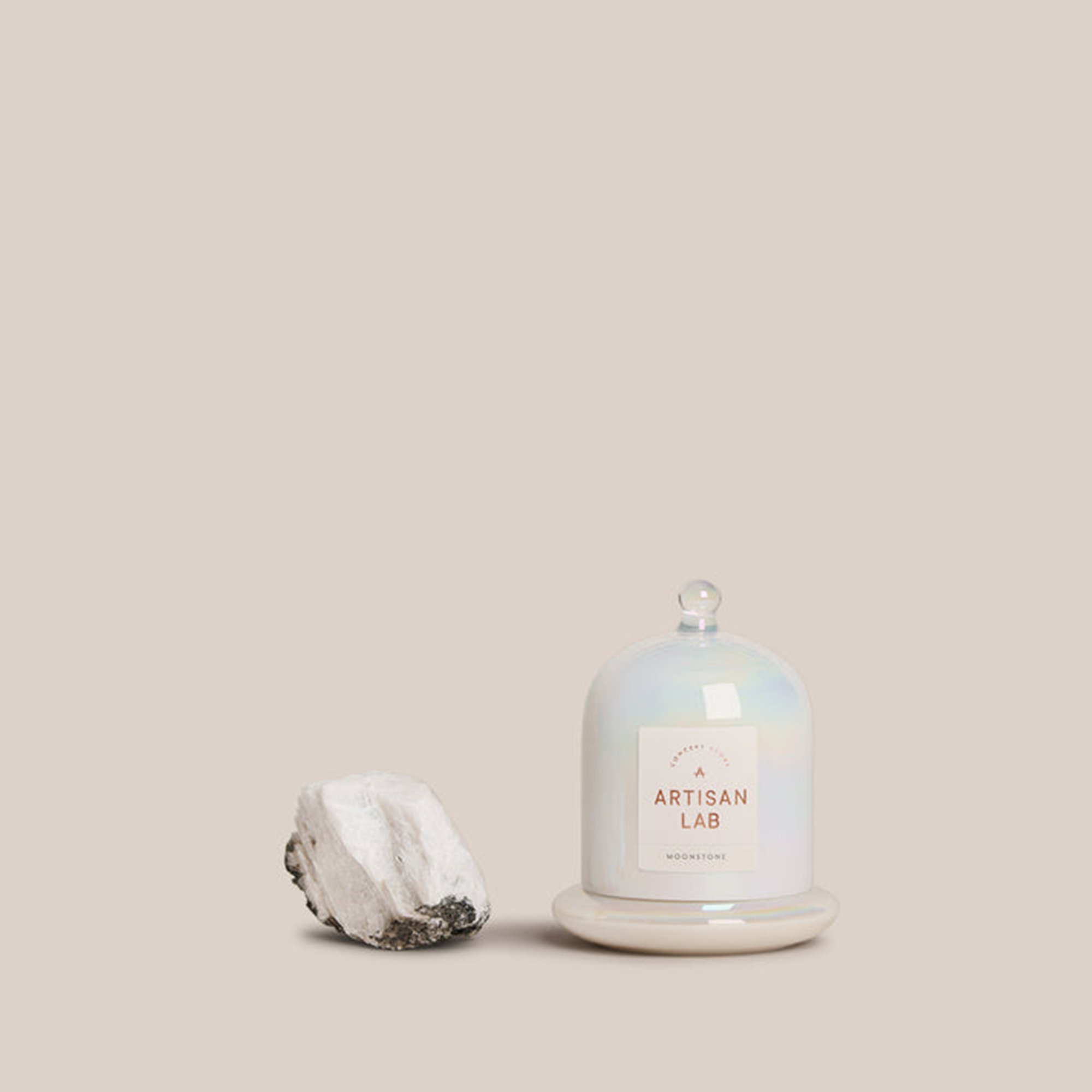 Moonstone Candle | Fragrance Crystal Candles | 9 x 11 cm