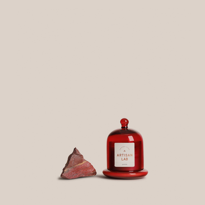 Jasper Candle | Fragrance Crystal Candle | 11 x 16 CM