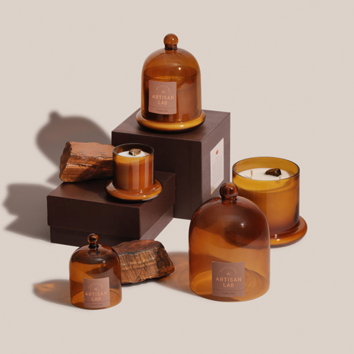 Tiger Eye Candle | Fragrance Crystal Candles | 13 x 19 cm