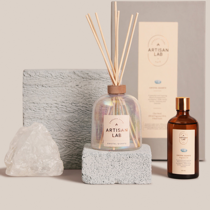 Crystal Quartz Diffuser Set | Home Fragrance
