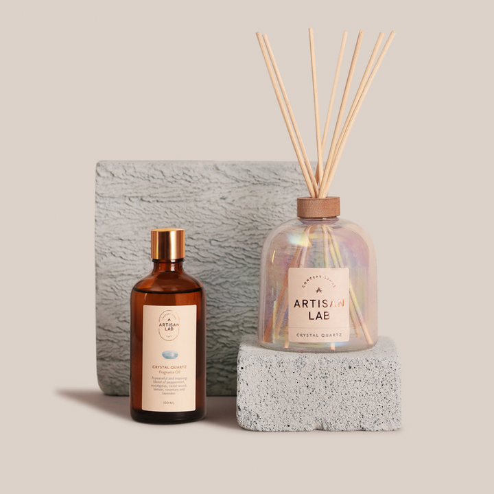 Crystal Quartz Diffuser Set | Home Fragrance