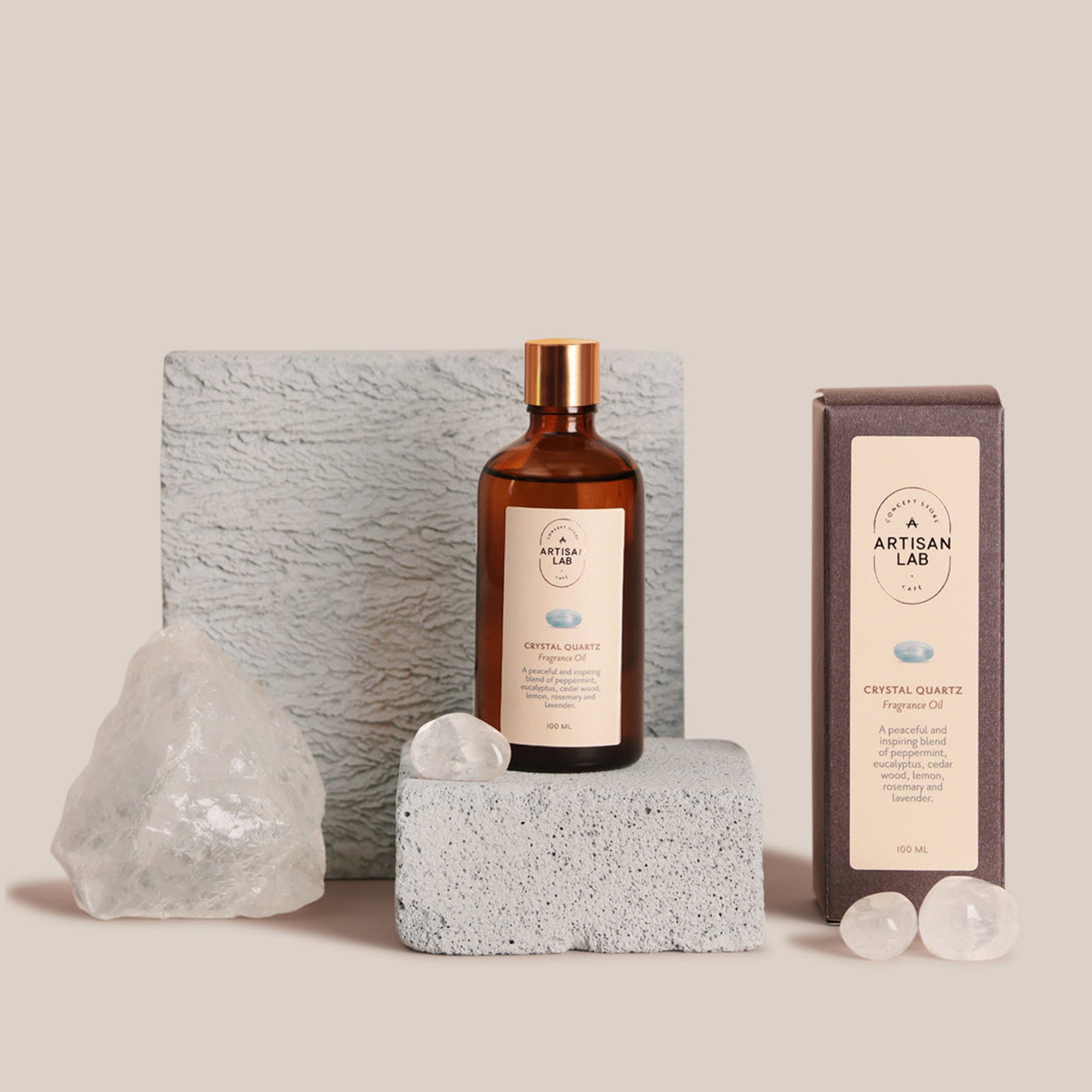 Crystal Quartz Diffuser Oil | Home Fragrance