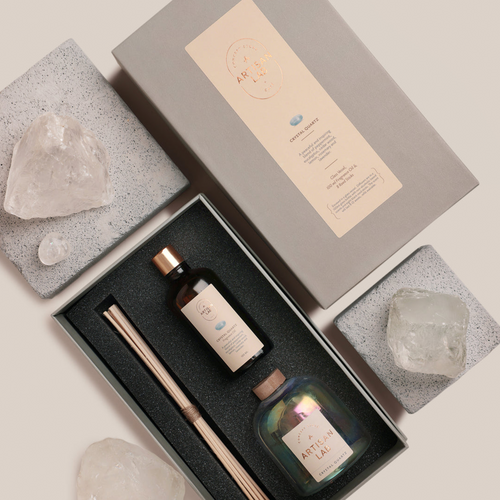 Crystal Quartz Diffuser Set | Home Fragrance
