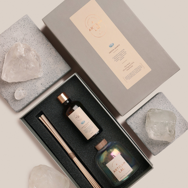 Crystal Quartz Diffuser Set | Home Fragrance