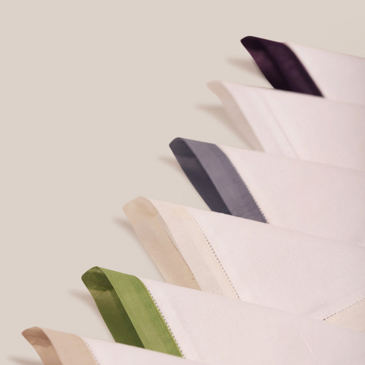 Grey Organdi Cocktail Napkin | Table Linen