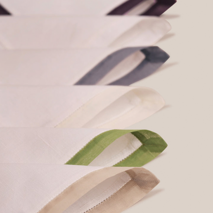 Grey Organdi Cocktail Napkin | Table Linen