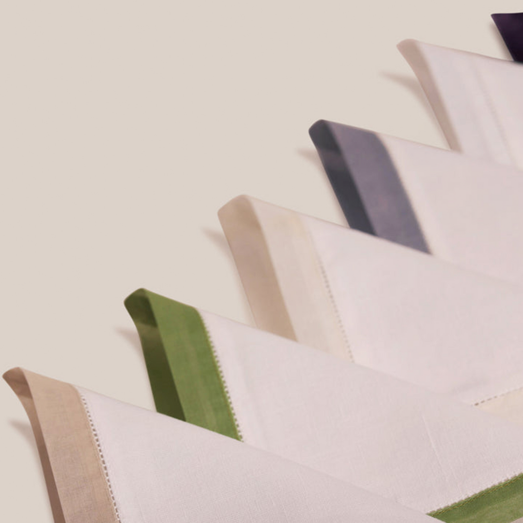 Grey Organdi Cocktail Napkin | Table Linen