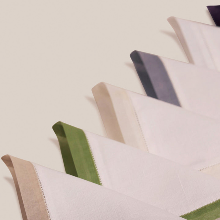 Grey Organdi Cocktail Napkin | Table Linen